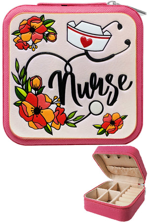 NURSE TRAVEL JEWELRY CASE