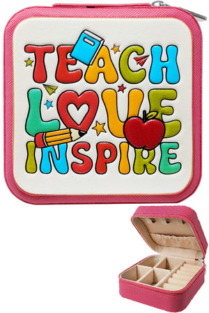 TEACHER TRAVEL JEWELRY CASE