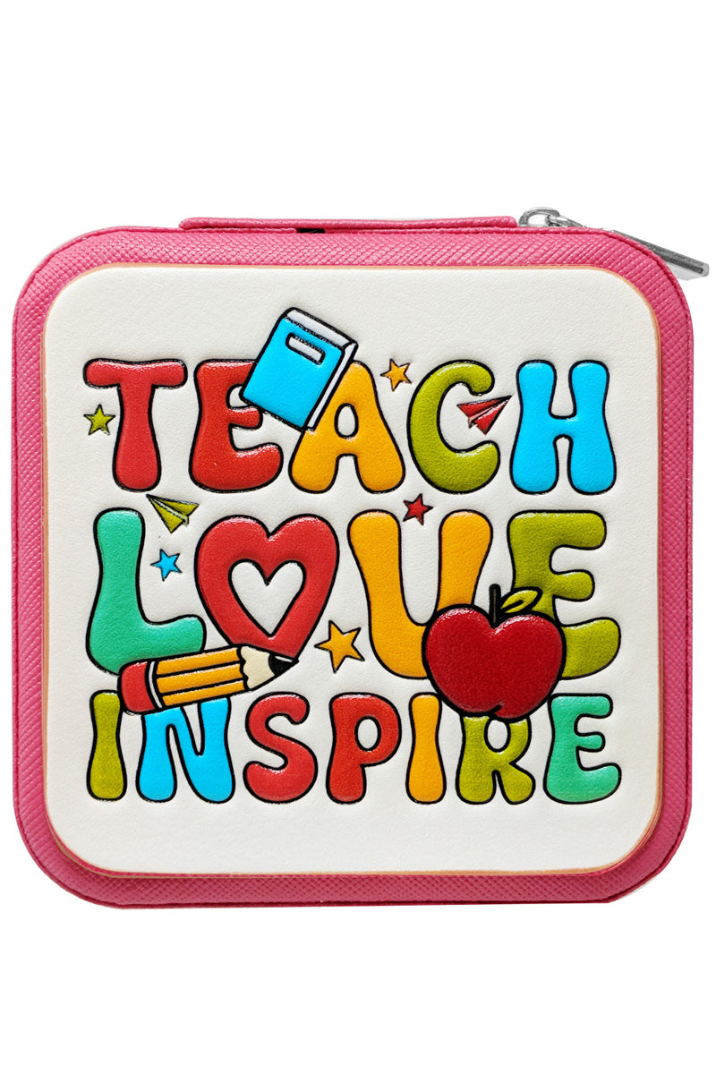 TEACHER TRAVEL JEWELRY CASE