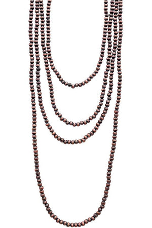 MULTI LAYERED TINY WESTERN NAVAJO PEARL NECKLACE