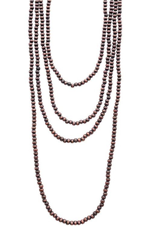 MULTI LAYERED TINY WESTERN NAVAJO PEARL NECKLACE