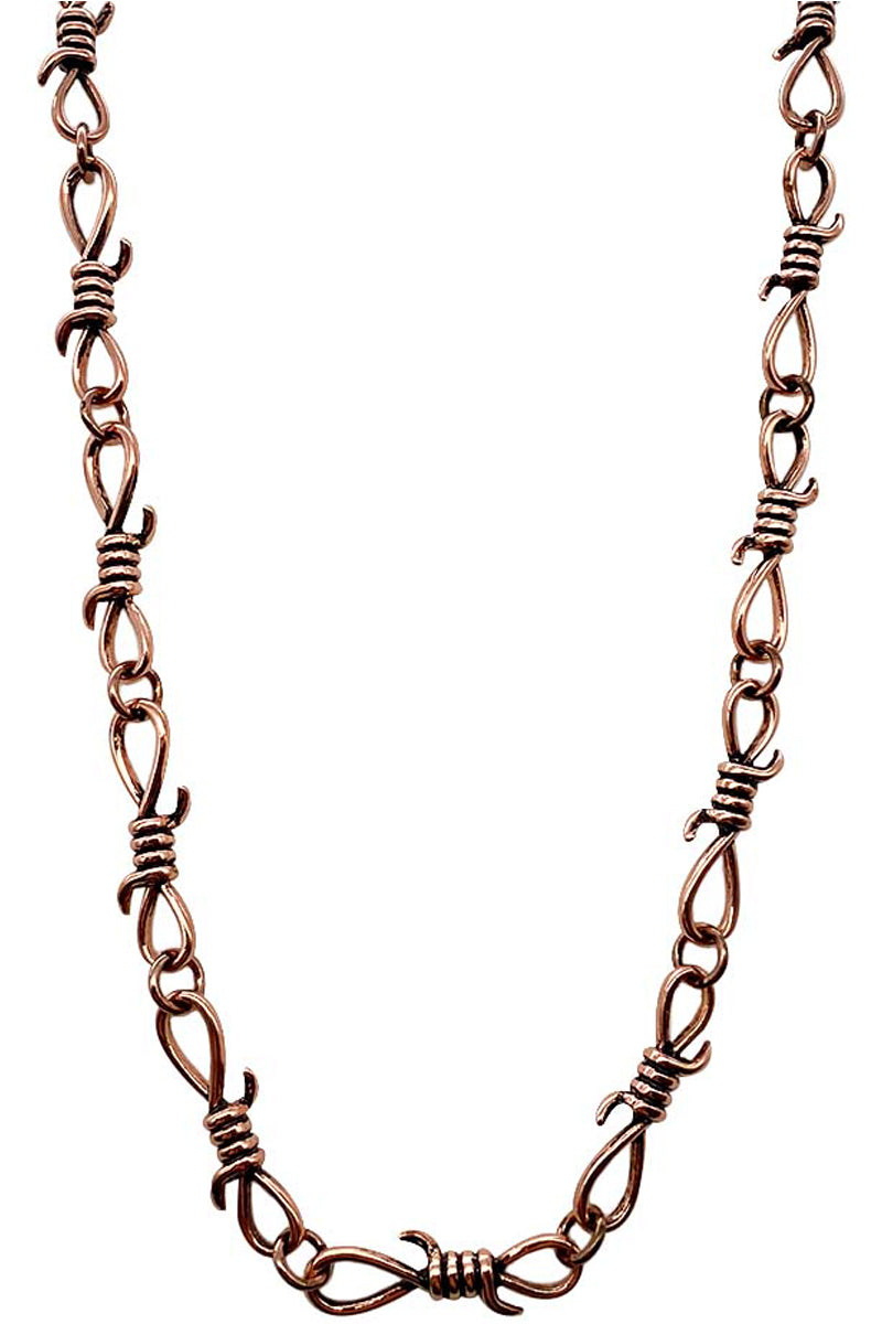 BARBED WIRE CHAIN NECKLACE