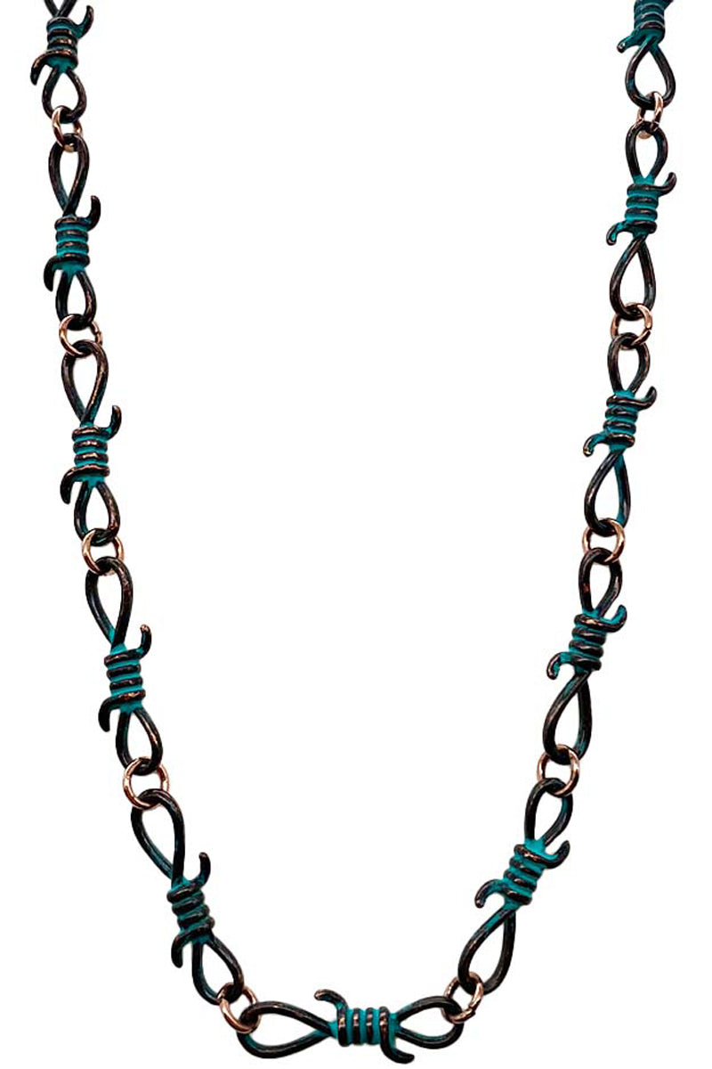 BARBED WIRE CHAIN NECKLACE