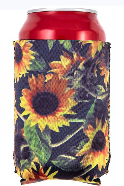 SUNFLOWER CAN BOTTLE Coolers DRINK SLEEVE