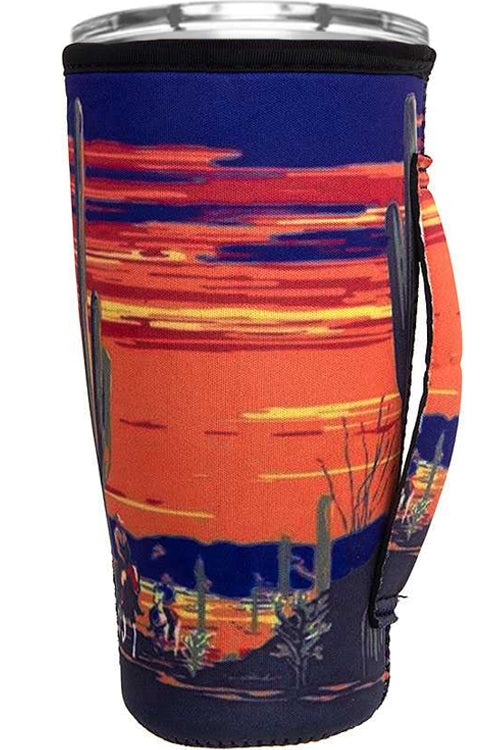 SOUTHWEST SUNSET LANDSCAPE TUMBLER DRINK SLEEVE