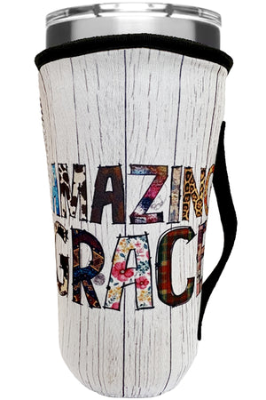 AMAZING GRACE MESSAGE  TUMBLER DRINK SLEEVE