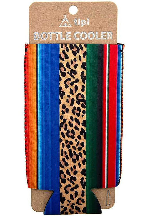 LEOPARD SERAPE CAN BOTTLE Coolers DRINK SLEEVE
