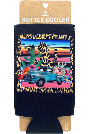 CACTUS BACKGROUND GYPSY TRUCK DRINK Coolers SLEEVE