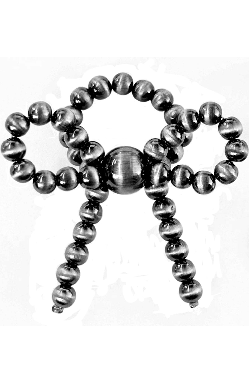 NAVAJO PEARL RIBBON STRETCH RING