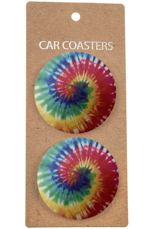 TIE DYE PRINT DRINK CAR COASTER