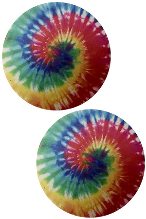 TIE DYE PRINT DRINK CAR COASTER