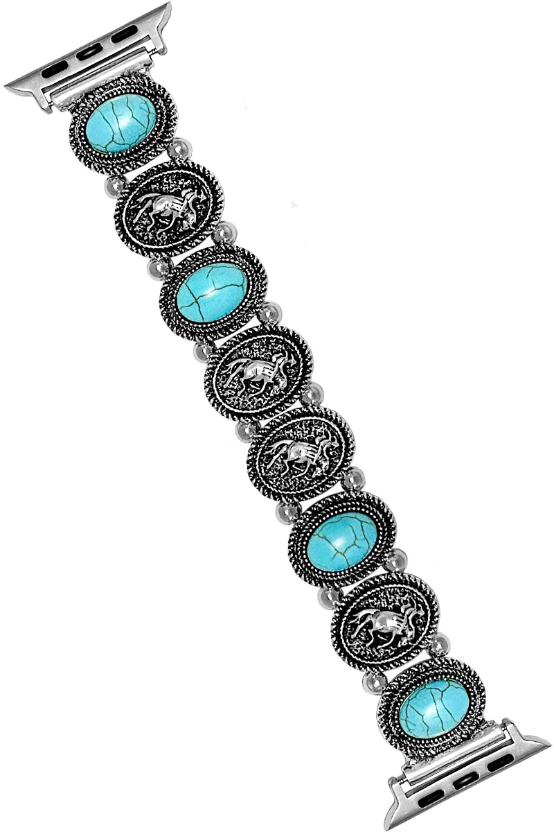 WESTERN GEMSTONE RODEO COWBOY APPLE WATCH BANDS