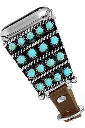 GEMSTONE PAVE TRAPEZOID WATCH BAND